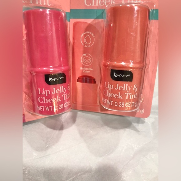 2pack coral and peony‎ buildable lip jelly and cheek tint set new - Picture 1 of 10